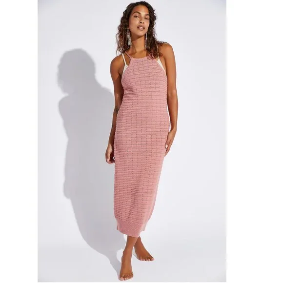 Free People | Dresses | Nwt Free People Fp Beach Mallorca Fauxchet Sweater Midi Dress Crochet Rose Pink | Poshmark Free People | Dresses | Nwt Free People Fp Beach Mallorca Fauxchet Sweater Midi Dress Crochet Rose Pink | Poshmark